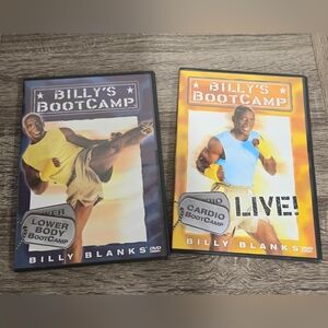 Vintage Set of 2 Billy Blank's Bootcamp Workout DVDs.
